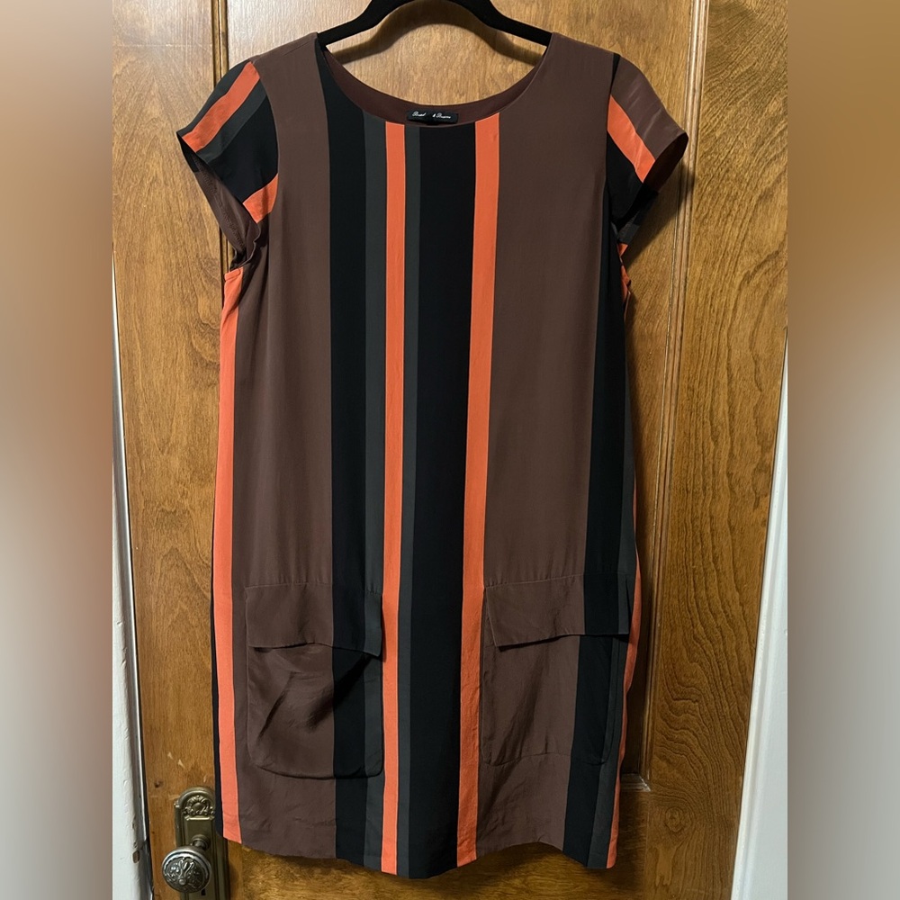 Broadway and Broom silk shift dress
